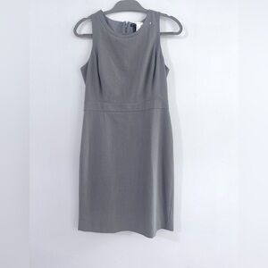 J. Crew Elegant Gray Sleeveless Mini Dress
